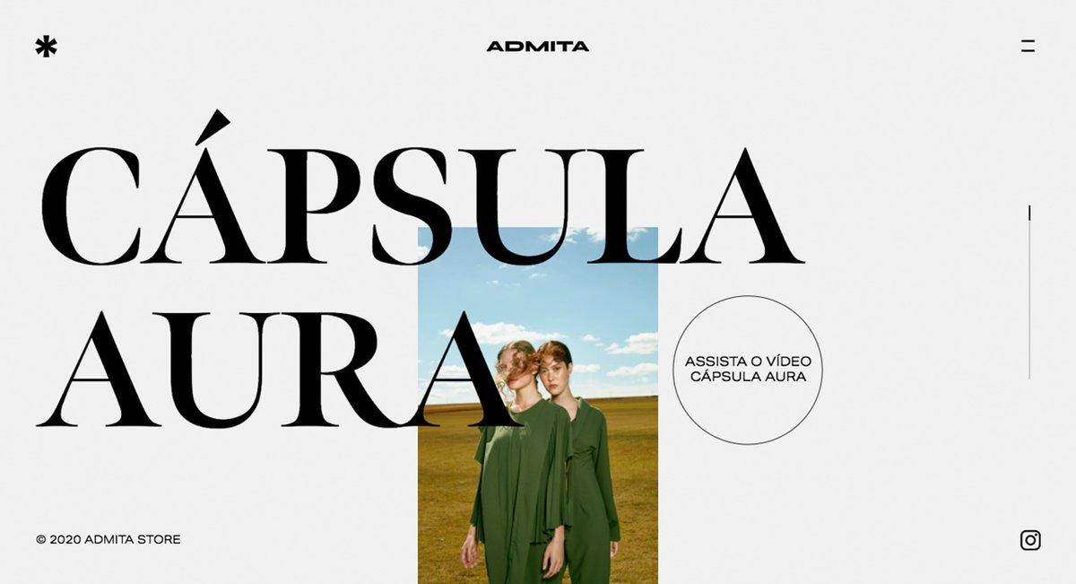 awwwards. (@awwwards) on Twitter photo Admita by Lasca & <a href="/programatorio/">Programatório</a> (Brazil) wins #SOTD & #DEVAWARD Fashion brand created in 2018 by Jorge Dib - from the need and desire to unite artistic making with trivial dress bit.ly/sotd-admita #Parallax #Transitions Admita by Lasca & <a href="/programatorio/">Programatório</a> (Brazil) wins #SOTD & #DEVAWARD Fashion brand created in 2018 by Jorge Dib - from the need and desire to unite artistic making with trivial dress bit.ly/sotd-admita #Parallax #Transitions