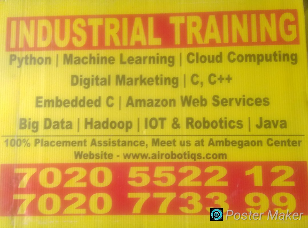 Shashi78475122's tweet image. #TinkerFromHome Learn #onlineducation  #ai #artificialintelligence #machinelearning #datascience #training   #python #iot #ml  #robotics be a  #job #hiring ready from best in industry trainer contact 7020552212/7020773399 or mail us orgshashi@gmail.com