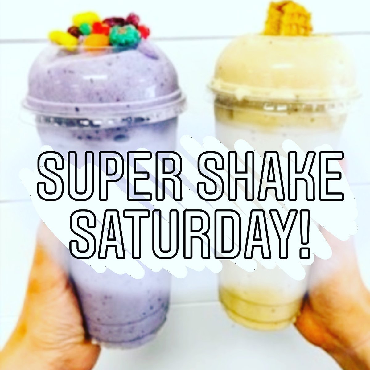 CornerNutritio2's tweet photo. Super Shake Saturday!
.
10A-2P
.
We are doing it again... You call it shake! Try one of our new shakes as a super 🤤
#SaturdayMorning #SaturdayMotivation https://t.co/9B6IIRKuNQ