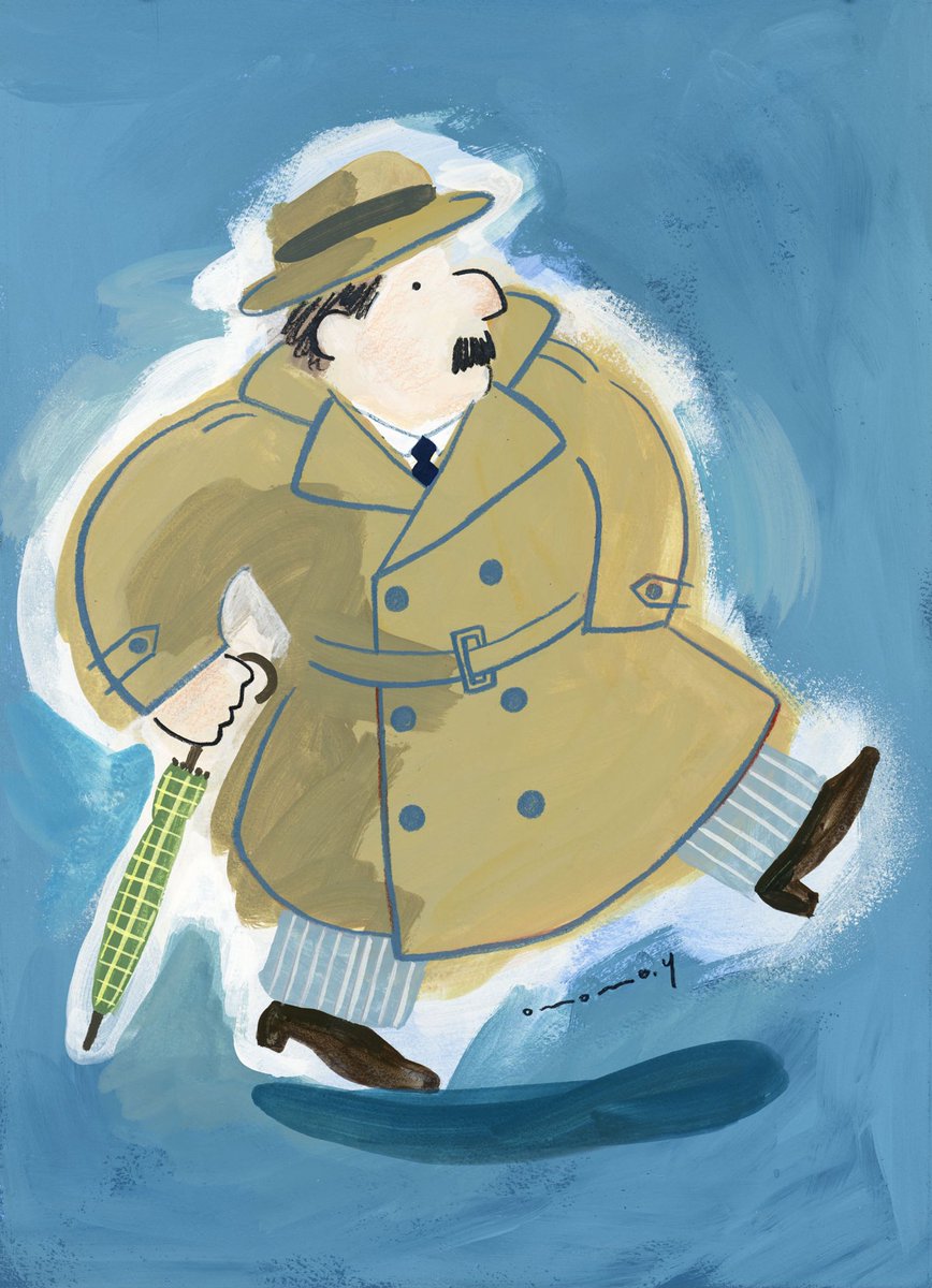 トレンチコートの男 大桃洋祐のイラスト
