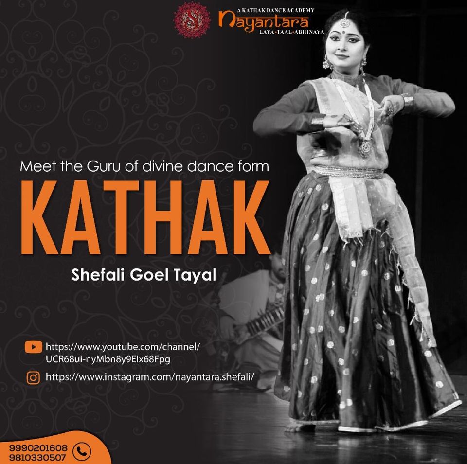 TayalGoel's tweet photo. A Guru of Nayantara Kathak Academy ~ Shefali Goel Tayal will enlighten your skills from their very own experience of many years and give you the in-depth knowledge of every technique in her virtual classes.
Register Now!!!
#kathak #danceclass #kathakclass #classicaldance https://t.co/1UCLbdhKdn
