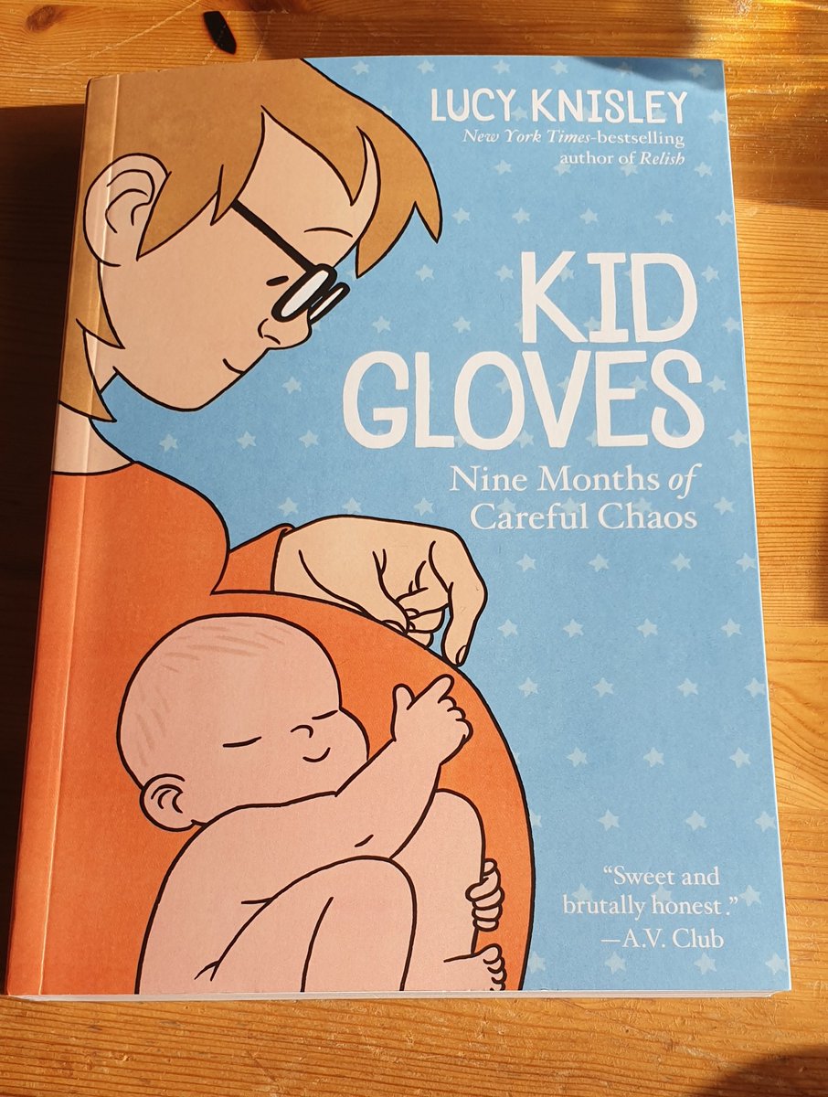 Holy HELL this pregnancy! "Kid Gloves" by Lucy Knisley should be given to anyone who says "Pregnancy is not an illness" with the undertone of 'and thus a pregnant woman doesn't need any accommodation at all'.