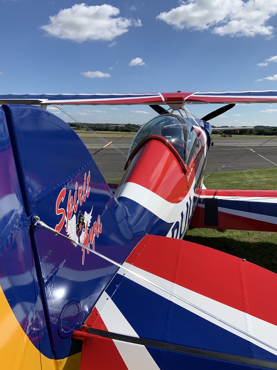The day has dawned bright and sunny for the first ⁦<a href="/BAerobatics/">BritishAerobatics</a>⁩ competition of the year. Just got to get this @spiritofayre beauty to Leicester and fly my best!
Thanks to ⁦@RAFFlyingClub⁩ the Ayre family and everyone who made just getting to the start line possible