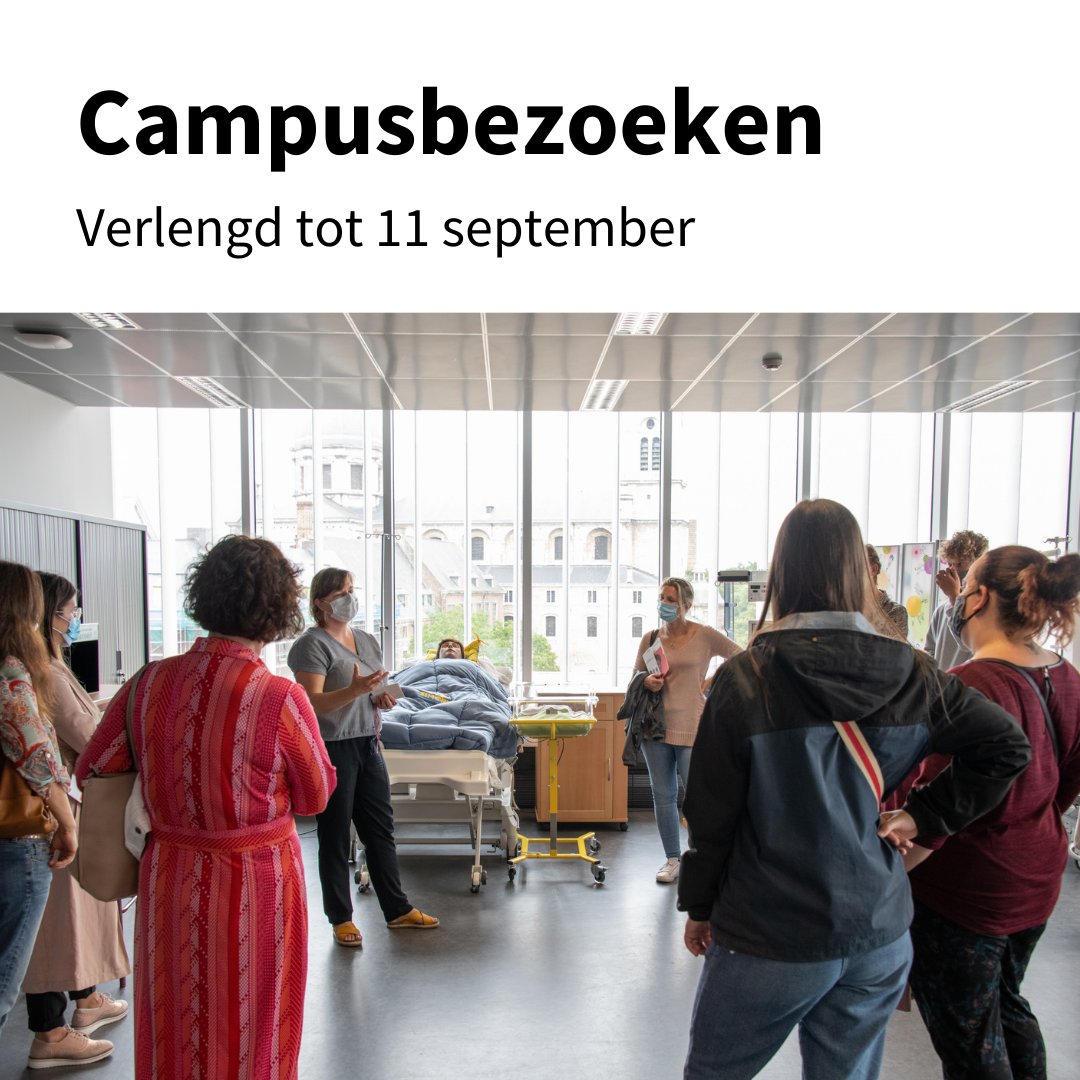 Prangende vragen voor één van onze docenten? Wil je campussfeer even opsnuiven voor je je inschrijft? Goed nieuws! Wegens succes zijn onze begeleide campusrondleidingen verlengd tot 11 sept. Schrijf je hier in voor jouw #campusbezoek op <a href="/ArteveldehsGent/">Arteveldehogeschool</a>  bit.ly/3jJWAPc