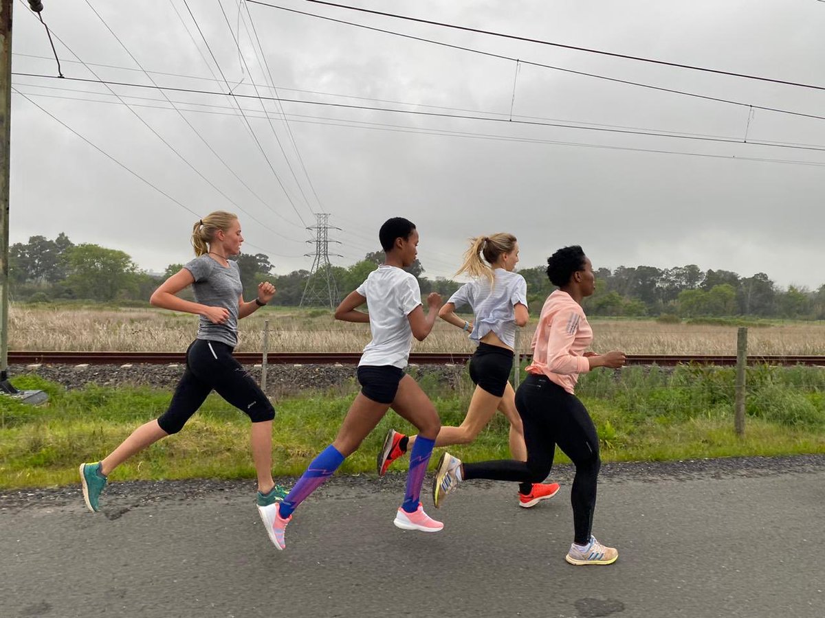 Endurocad's tweet photo. Endurocad Stellenbosch based athletes doing a 5km time trial this morning with Coach Ernie. 

#timetrial #ladiessettingthepace #runners #girlsgroup https://t.co/o0APAjWxqO