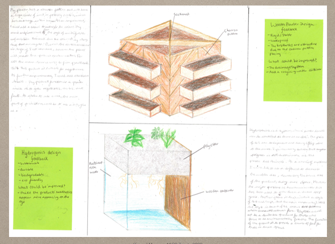 TrinitySchDT's tweet photo. Designed by Sinead, this grow box is aimed at people who live in homes with limited outdoor space to provide a way for them to be able to grow their own produce #design #designandtechnology #sustainability
#DTGCSESHOWCASE
#DTGCSESHOWCASE2020 https://t.co/heosp8ic7Z