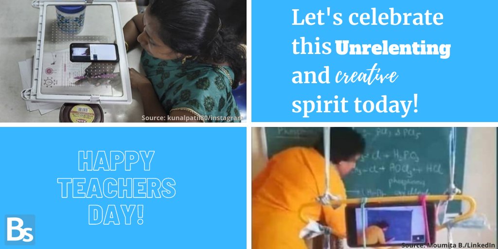 BestofSchools's tweet photo. The pandemic has shifted the entire teaching pedagogy, where Teachers are leading the transition from conventional methods of teaching to virtual classrooms. 

#HappyTeachersDay2020 #HappyTeachersDay https://t.co/EOVfP3OeSF