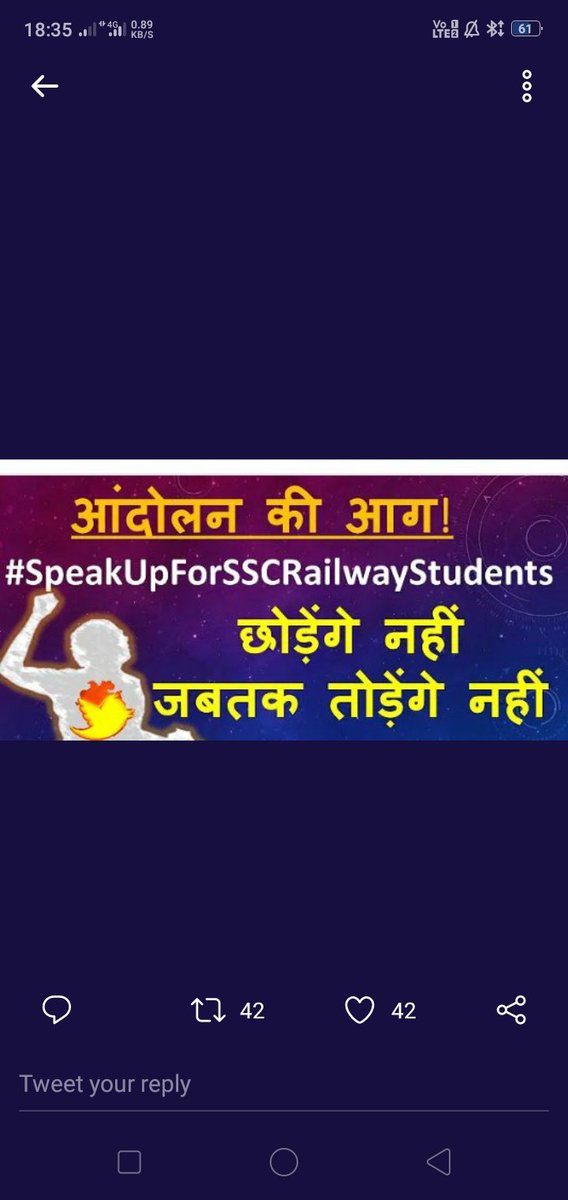 KiskuMore's tweet photo. रेलवे की परीक्षाएं कब होंगी। रेलवे में पद इतने कम क्यों आते हैं।और आते भी हैं तो 3-5साल तक का लंबा समय लग जाता है।#speakup,#rrbexamdates https://t.co/TuPUL3a3Tq