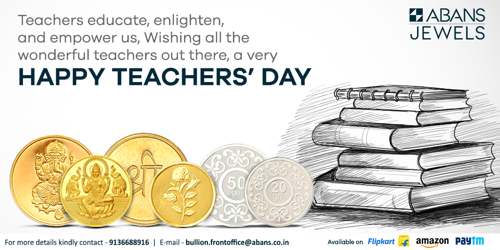 AbansGroup's tweet photo. #teachersday #teachersday2020 #teachers #knowledge #wisdom #education

Buy now:
Flipkart:- https://t.co/2qbOWt98uq
Amazon:- https://t.co/p1oAJYhotg
Paytmmall:- https://t.co/RYJuk7QNW4 https://t.co/qjzgjX99J0