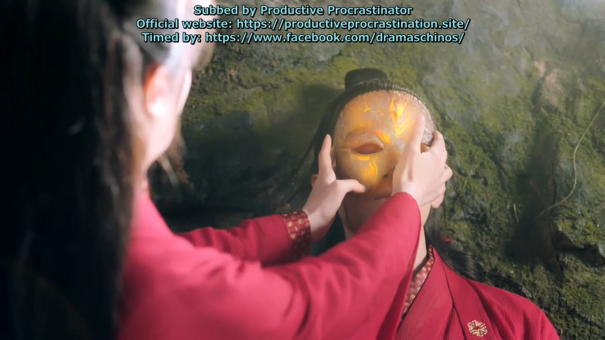 Episode 15 is one of the sweetest for Sifeng & Xuanji After escaping Wu tong and crew, they ended up in this cave. Once again, Xuanji was able to remove his mask. Is it a blessing? #Episode15  #LoveAndRedemption