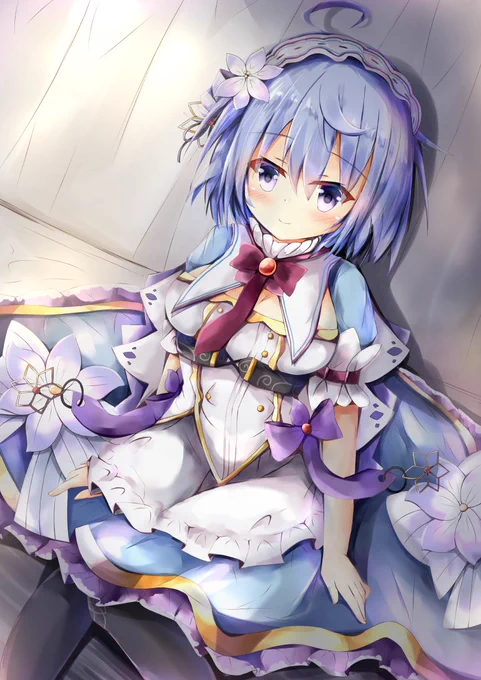イフェイオンちゃん。いやもうだんちょにデレっデレなのほんと好き☺️ #花騎士 #フラワーナイトガールイラスト 