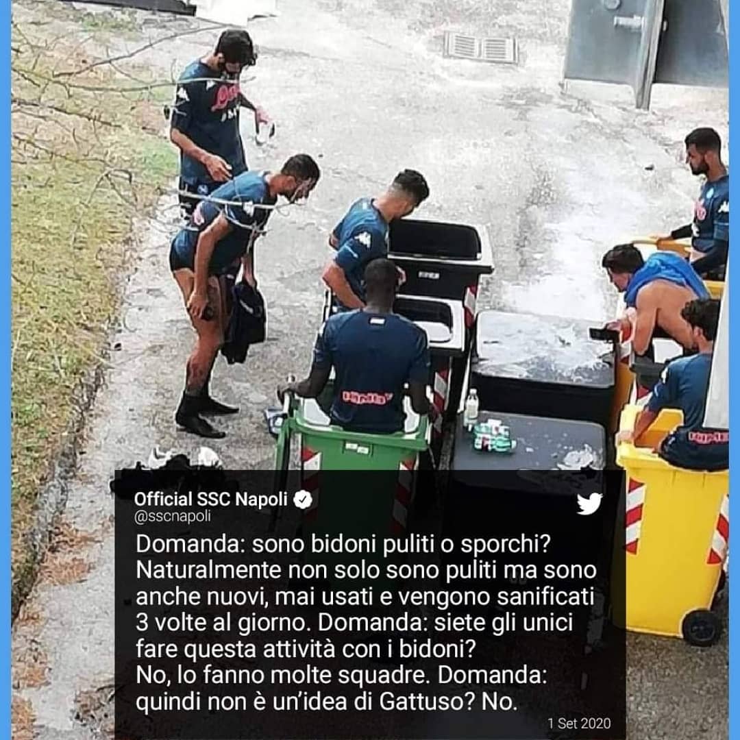 CogesaSpA's tweet photo. ⚽ Finisce anche l'esperienza col SSC Napoli. Per noi è stato un modo per misurarci con una realtà nuova, #competitiva, di #HightPerformance, ma nello stesso tempo #genuina e #vera (i nostri #carrellati usati per la #crioterapia ne sono un esempio 😜). #CogesaServiziDaSerieA https://t.co/tidQy2I0Zx