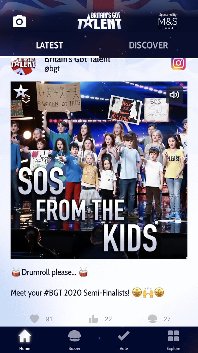 AlisonGlasspool's tweet photo. @BGT tonight at 8pm on @ITV We’re so looking forward to watching the awesome @sosfromthekids Download the #BGT app so you can vote for them!! We want @sosfromthekids & their MUST HEAR #message to go all the way to the @BGT #Final #ClimateChange #ClimateEmergency #ClimateCrisis https://t.co/4Wh0zmZzLK