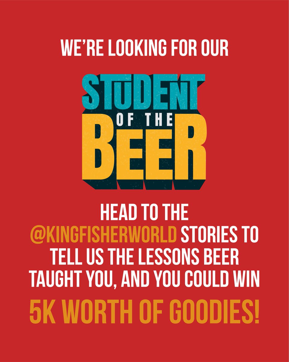 Could you be our #StudentOfTheBeer? Head on over to our Instagram page to find out! #HappyTeachersDay