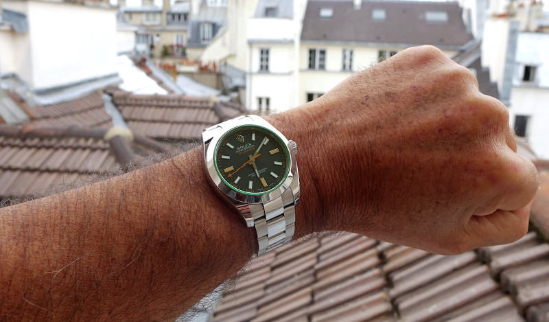 milgauss on wrist