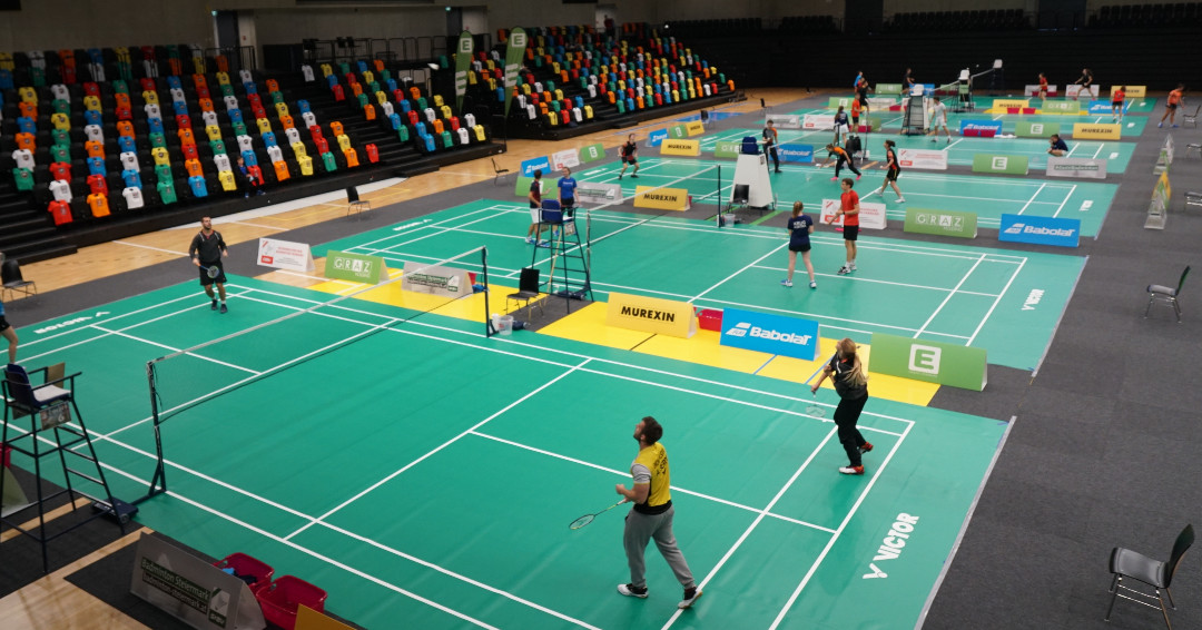 badminton_stmk's tweet photo. Um 10:00 geht es los! Über 70 SpielerInnen, darunter 5 amtierende StaatsmeisterInnen kämpfen im Raiffeisen Sportpark Graz um die ersten Ranglistenpunkte des Jahres.

Spannende Spiele sind garantiert - kommt vorbei! #dasIstBadminton https://t.co/uIlWlaz0ds