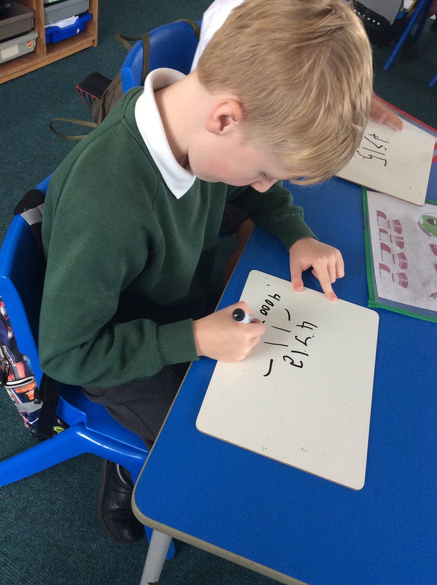Squiggleworth has helped us revise place value this week. We used dice to create numbers and dienes to represent digits in different ways! Room 13 challenged themselves to 5 digit numbers to demonstrate our pupil of the week focus - Always aiming high! #bigmaths <a href="/SchoolBroomhill/">BroomhillSchool</a>