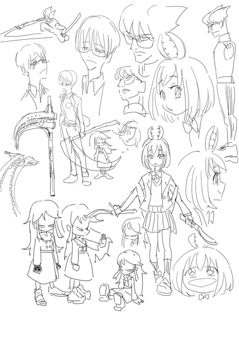 エアコミティアのエスキースです!! 