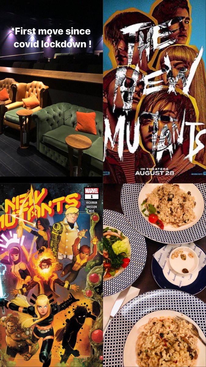 rec_jones's tweet photo. First cinema visit since lockdown ! I actually really enjoyed #thenewmutants https://t.co/T4U6xTfQK0