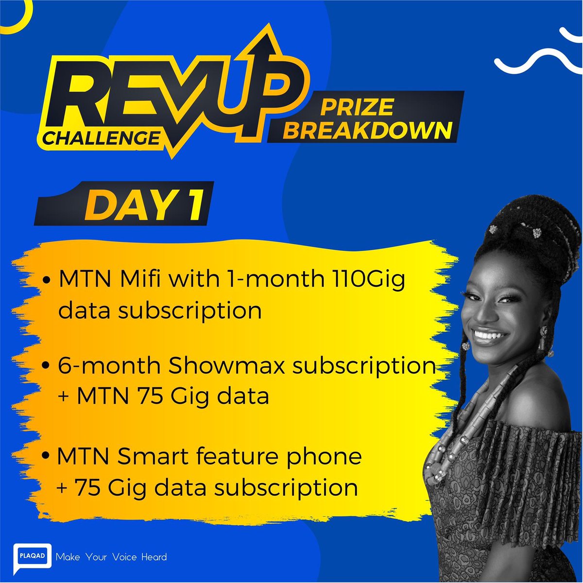 plaqadinc's tweet photo. Are you up for the challenge? Here is your task for today:

- Follow @Plaqdinc on Twitter and Instagram
- Share your “Grass to grace” pictures or videos using #RevvUpChallenge

The post with the most engagement (likes, comments, shares) wins. https://t.co/H6kUz54t2O