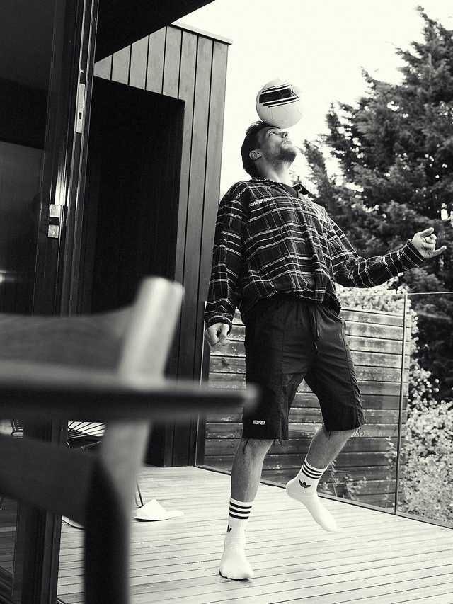 a necessary thread of louis tomlinson playing soccer