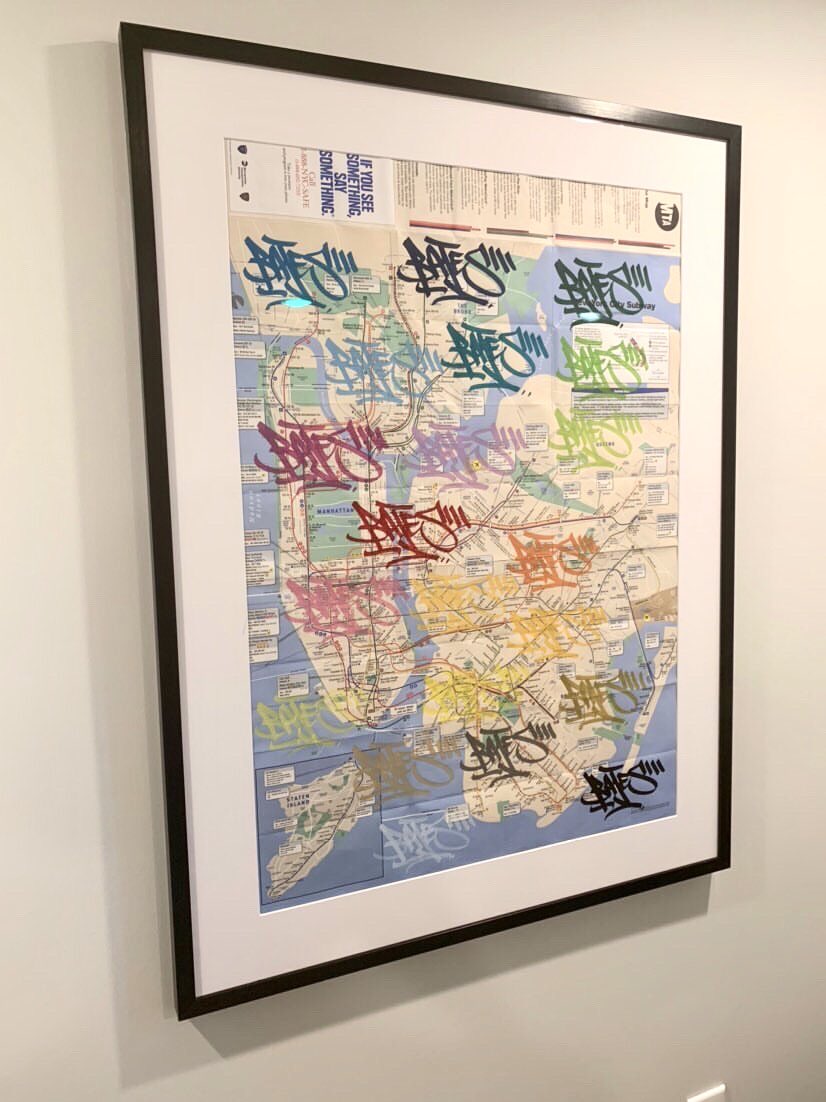 Great_Bates's tweet photo. Nicely framed Nyc (Bates) Subway Map Sold! #NycSubwayMap https://t.co/x0mFDjZ2Mp