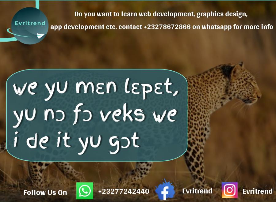 evritrend's tweet photo. Every decision you make has a repercussion, so don't be shocked when it's happening
#Evritrend #KrioProverb🇸🇱🇸🇱 #Sierraleone #sierraleonean #entertainment #parables #proverbs #memes #tips #africa #african #BlackLivesMatter #fun #goodvibes #lifechoices https://t.co/xcO37dn2fF