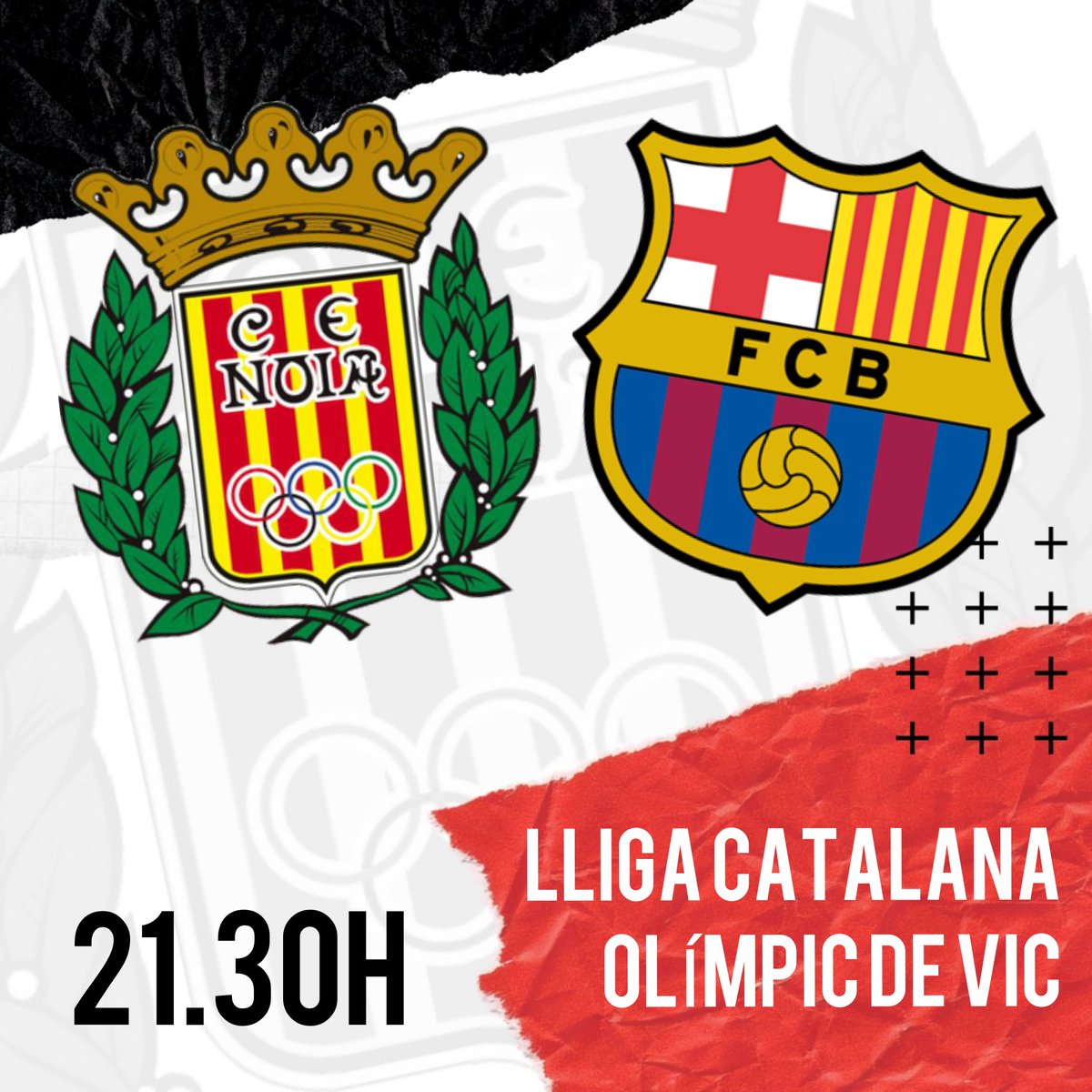 Avui és...

⚫🔴DIA DE PARTIT!⚫🔴

🏆Final #OkLligaCat <a href="/frit_ravich/">FRIT RAVICH</a>

<a href="/CENoia/">CE Noia Freixenet</a> <a href="/Freixenet/">Freixenet</a> 
🆚️ <a href="/FCBhoquei/">Barça Hoquei</a>
📍 Olímpic de Vic

🔒 Porta tancada
📺 <a href="/esport3/">Esport3</a>
📻 <a href="/radiosantsa/">Ràdio Sant Sadurní</a>

#somNOIA 
#santsadurni