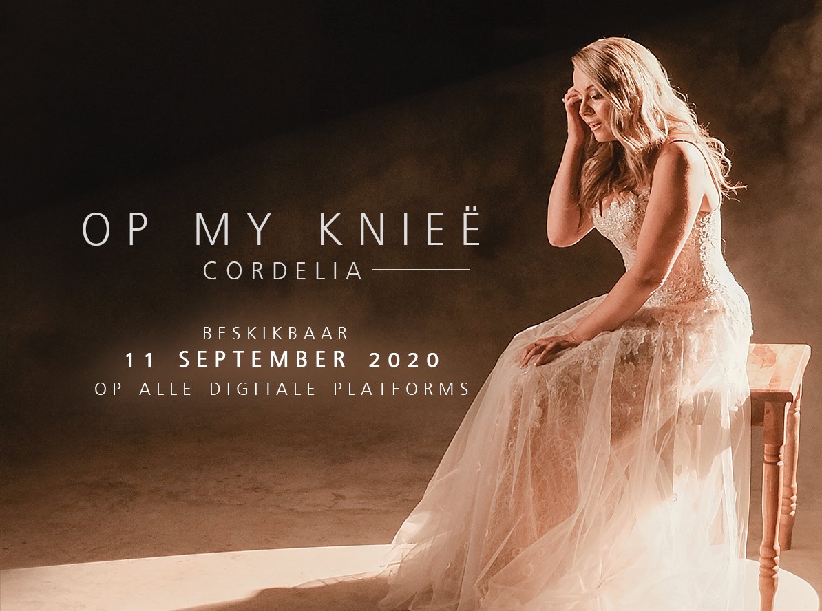 Ek sien uit om my nuwe liedjie "Op my knieë" met julle te deel. Ek bid dat die woorde jou sal dra en waar jy jouself ookal bevind in enige situasie jy sal vashou aan Sy genade. 
Op my knieë 11 September beskikbaar op alle digitale platforms. Geniet jou naweek ♡