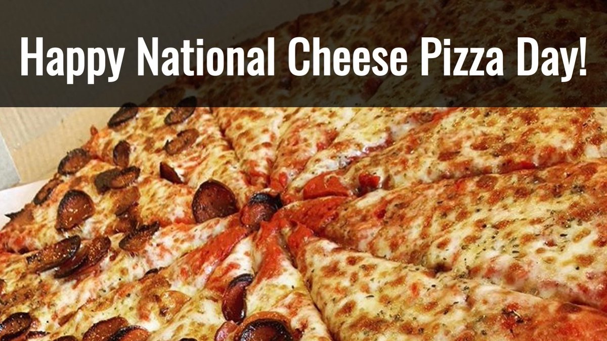 It's National Cheese Pizza Day!  Enjoy an order of FREE Cheesy Bread with any food order over $35. *Use online promo code: CHZME95

#nationalcheesepizzaday #freefood #baddpizza #baddpizzafallschurch #baddpizzasouthriding #baddpizzamclean