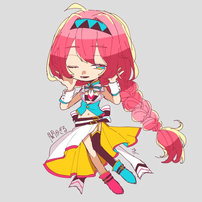 最近描いてないからミニキャラ描きたいな 
