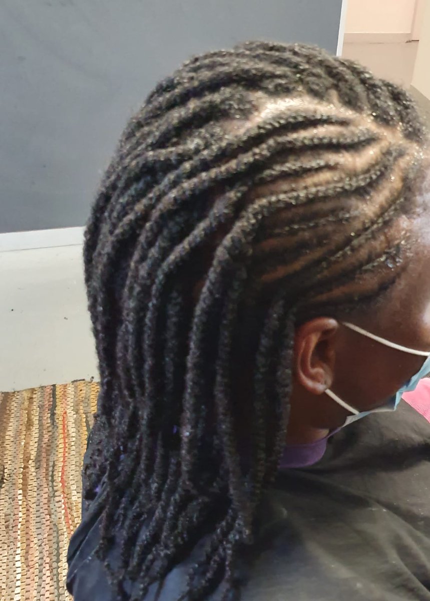 Corn rows and twists for Sibongile  @loveurlocksza