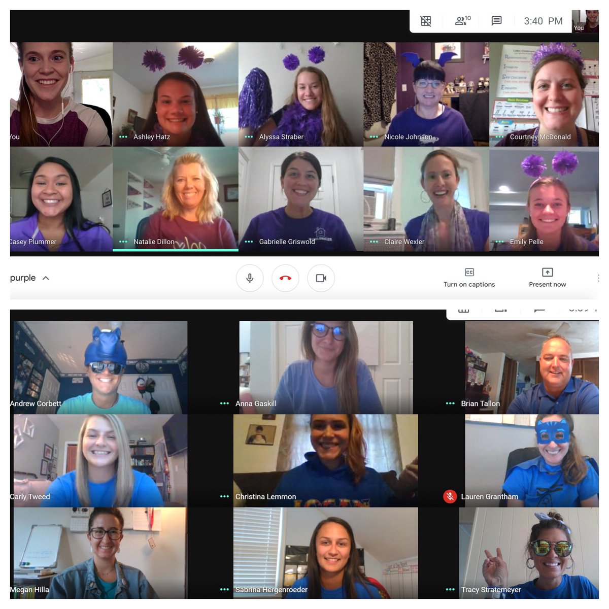 LoganElementary's tweet photo. Celebrating staff House Day remotely. We will always find a way to build relationships between staff, students and families!   Even Apart, Together at Heart. 6 Houses, 1 Family #IbelongLES @LoganElementary @LoganPTA @jmullenax @grobertsbcps @BcpsMTSS @BCPSBrandon @JBender_BCPS https://t.co/xhdMOwXpvq