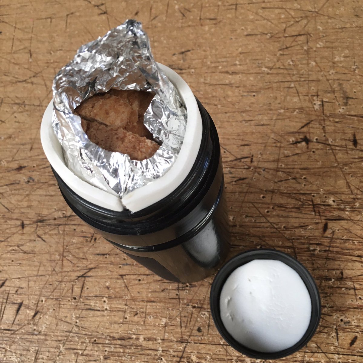 ByLaurieDesigns's tweet photo. So...It turns out ‘sandwich into tool-bottle’ does go...It just doesn’t come out again!
#cycletowork #cyclecommute #ridetowork #cycling #toolbottle https://t.co/1Jc7gZkHIC