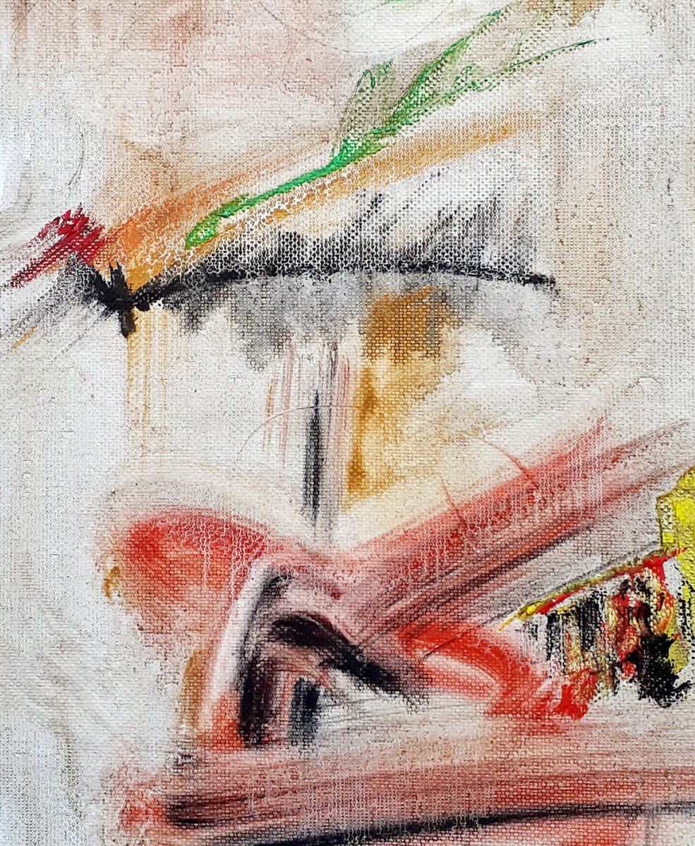 darochart's tweet photo. Abstract immersion 25 cm.  35cm.  Oil on canvas https://t.co/PkmV2nnc5f