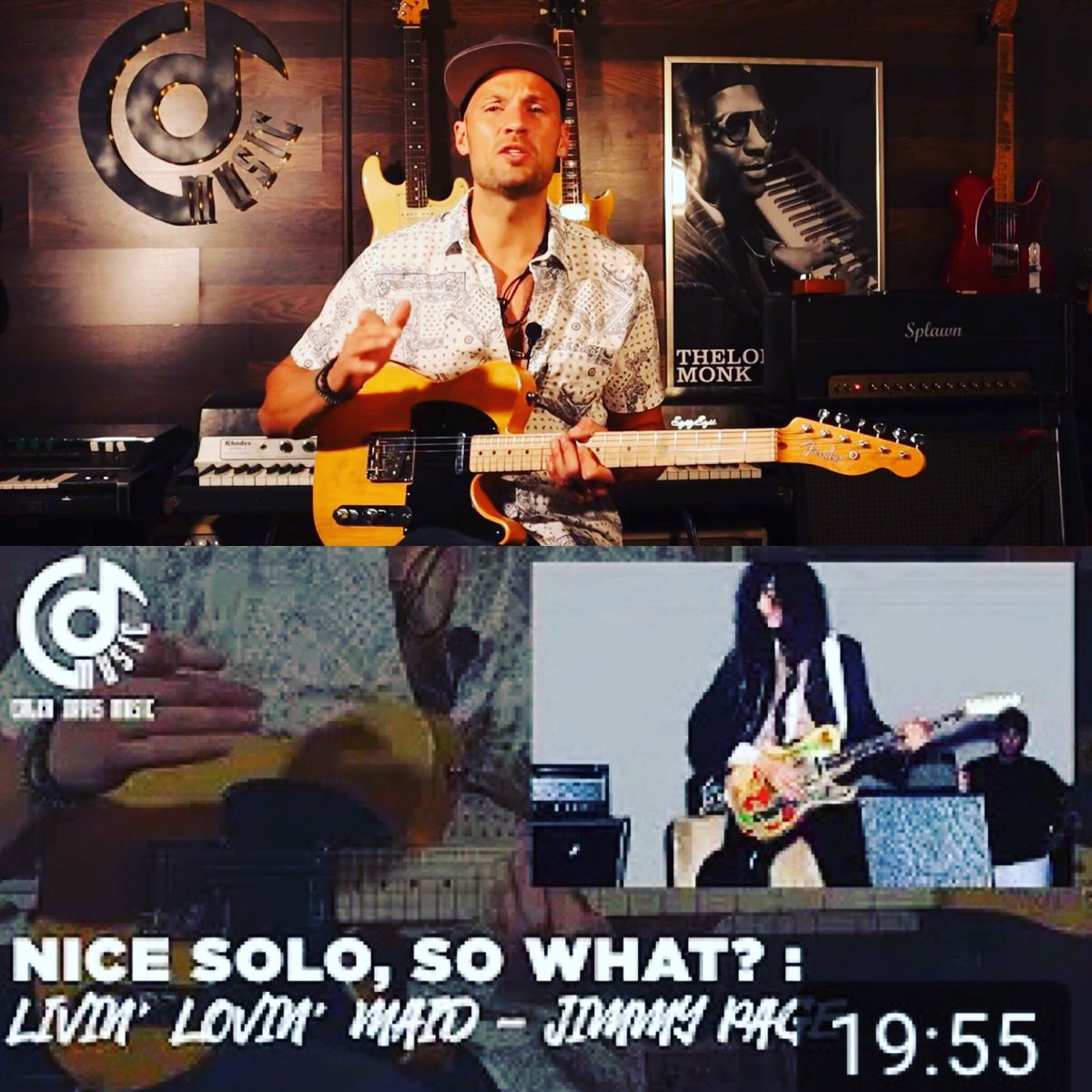 calebdavismusic's tweet photo. There is a new video up on reapplying the concepts in a Jimmy Page solo so you can use it in your own solos! #jimmypage #ledzeppelin  #guitar #guitarist #guitarplayer #guitarcover #guitaristofinstagram #guitarsolo #guitars #guitargear 
#lesson #improvisation #livinlovinmaid https://t.co/lJMsoldMol