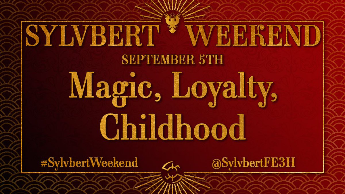 SylvbertFE3H's tweet photo. Welcome to #SylvbertWeekend Day 2!
Today's prompts: Magic, Loyalty, Childhood
#sylvbert #huvain https://t.co/nXdK4BaSW1