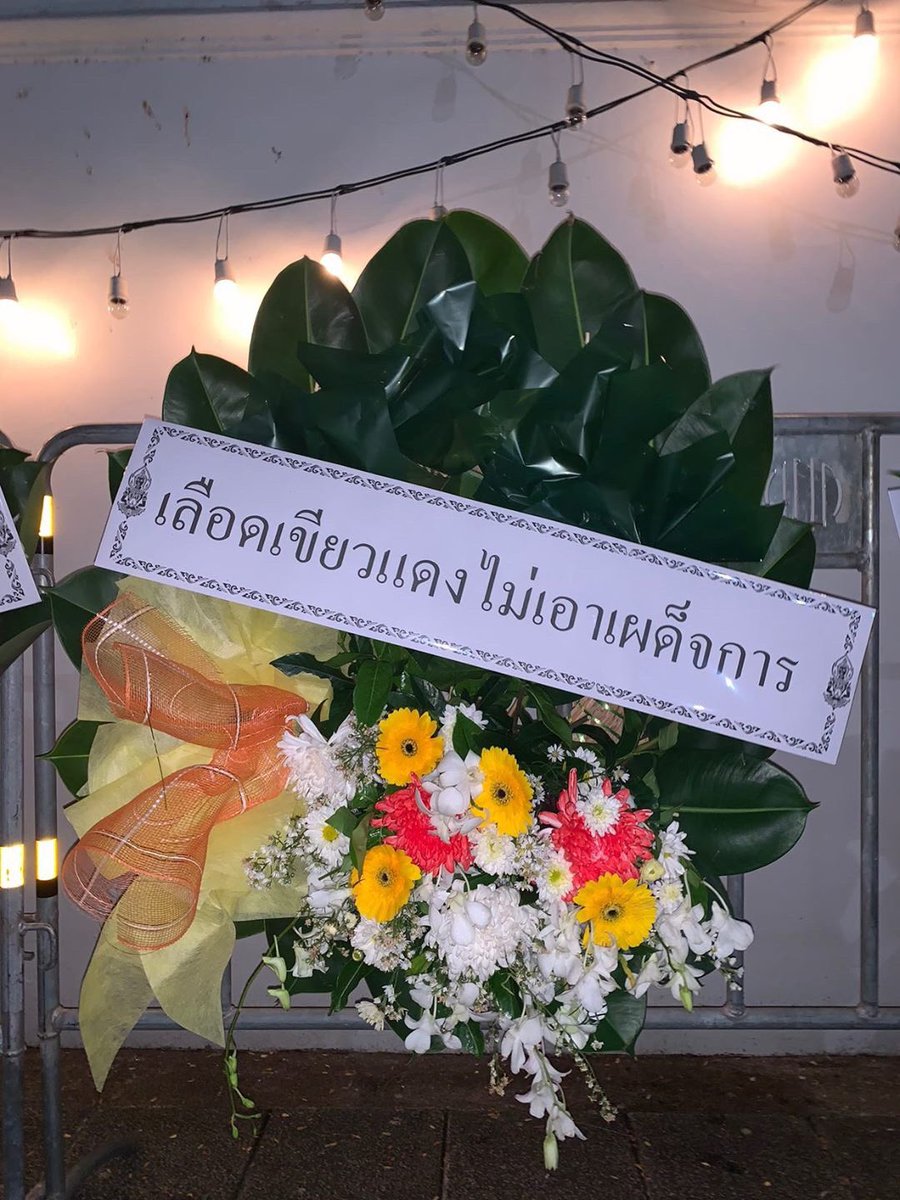 เลือดเขียวแดงไม่เอาเผด็จการ tweet media