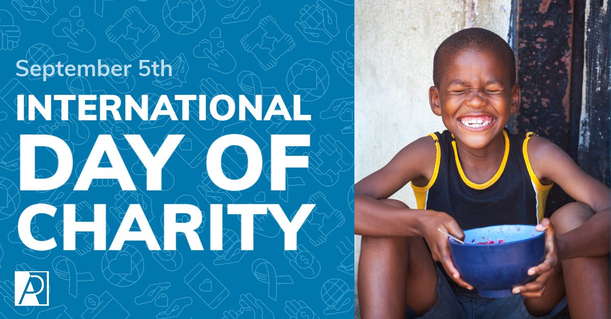 AegisPremier's tweet photo. Happy #InternationalDayofCharity! Today we are reminded that simple acts of charity can alleviate the effects of humanitarian crises and create more inclusive societies. This holiday was declared by the UN to commemorate Mother Teresa's passing, and honor her life's work. https://t.co/hJfJ1QnaOd