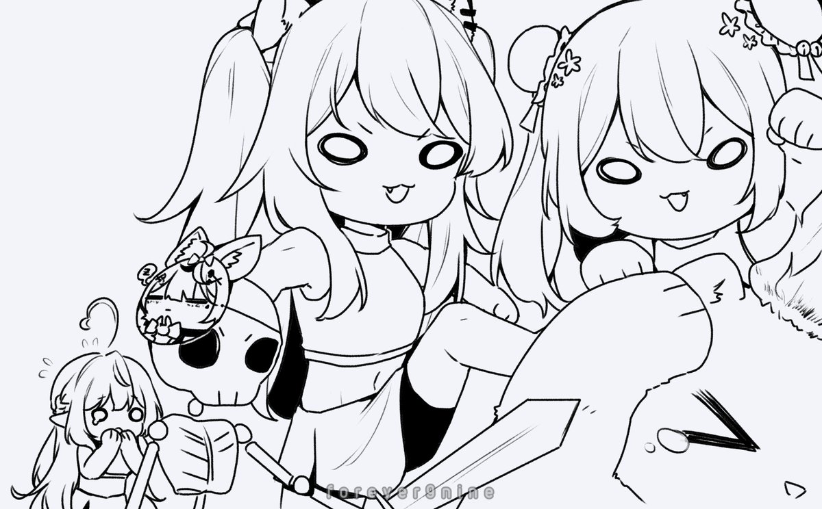 #らみあ〜と
#ししらーと 
#ねねアルバム 
#絵まる (???) 