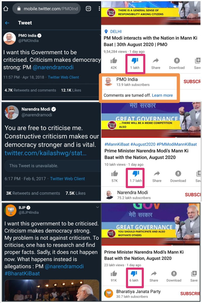 ShashiTharoor's tweet photo. My comments are turned off too!
#NoQuestionsForBJP https://t.co/C3EMQAS3Dd