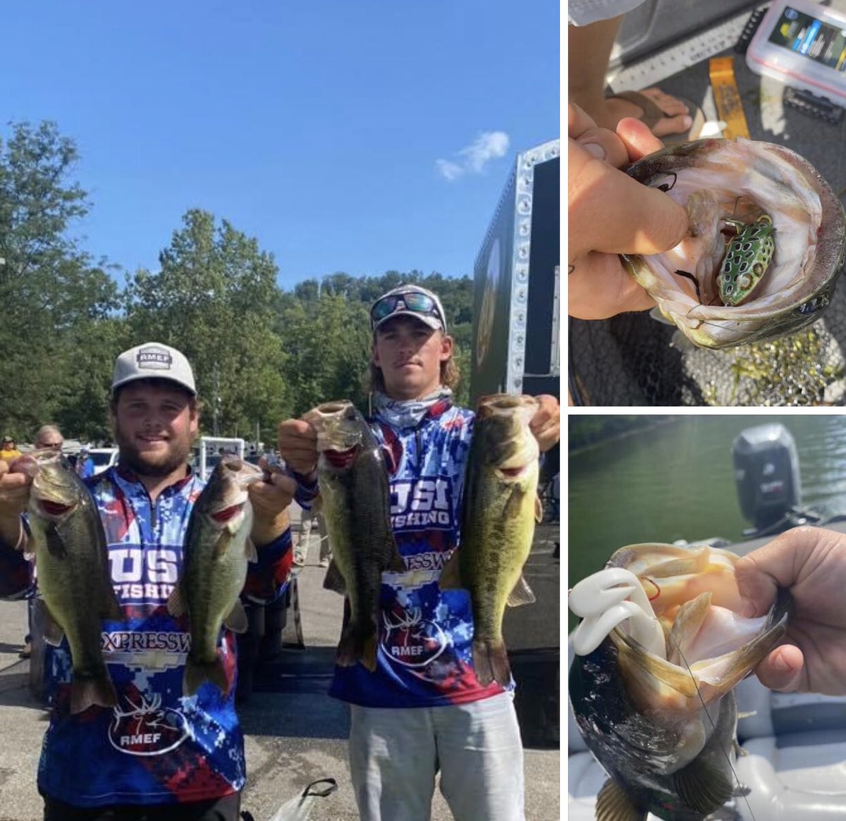 ToddDeWeese's tweet photo. Congratulations to Connor DeWeese and Wayne Ellison on qualifying for the national championship!  Placed 13th out of 150!  #flwcollegefishing #usibass https://t.co/3rt5fWWu4q
