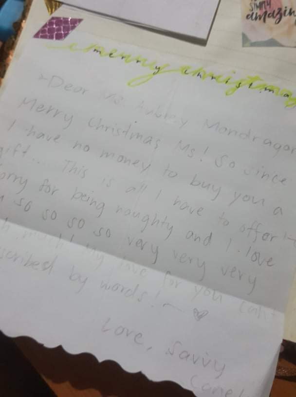 donbellefreak's tweet photo. skl, ang sweet ko naman palang estudyante AHAHAHAH nakalimutan ko na nagsulat pala ako sa journal nya na bawal namin pakelaman #batangpasaway. pasensya sa sulat kamay ko sana mabasa nyo HAHAHAH https://t.co/8MQ6fU8pUE