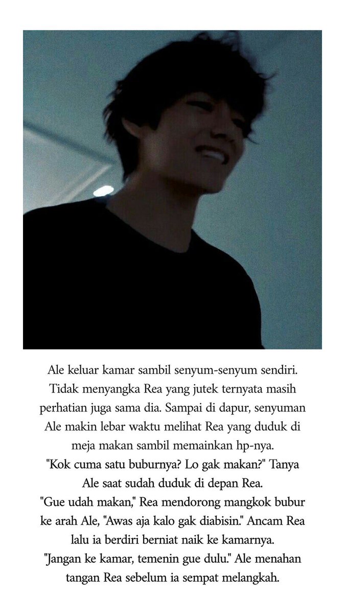 Tolong itu muka sumringah banget le. Eh btw, kamu tim bubur diaduk atau enggak nih?