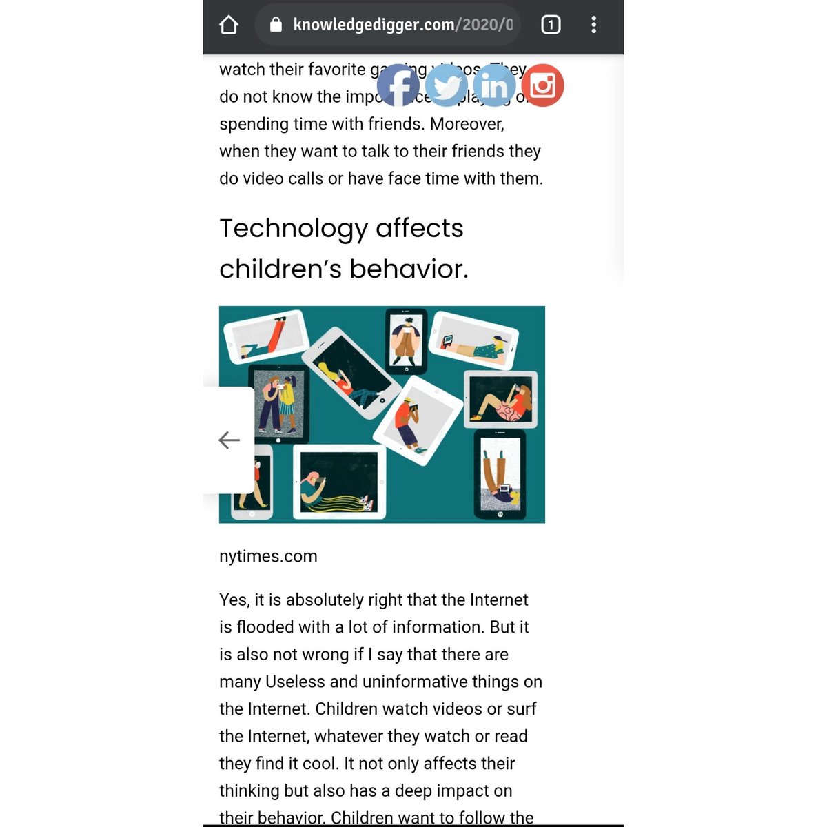 KDigger55's tweet image. knowledgedigger.com/2020/09/05/adv… 
The advancement in technology have a very deep impact on today&apos;s youth📱. Go through this blog and share your reviews in the comment section. 
Keep sharing ❤️ #advancementintechnology #knowledge_digger55 #advancedindia