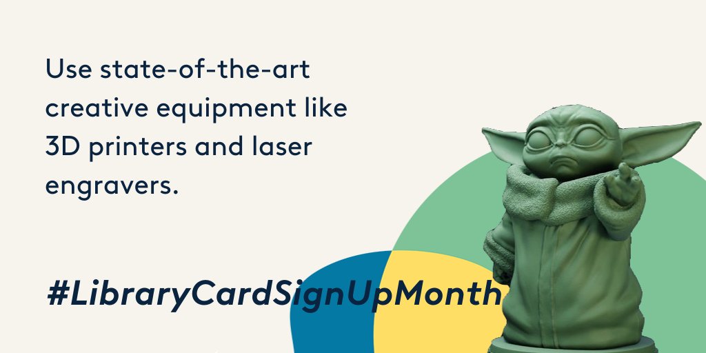 No matter what project you're working on, our library has the equipment you need to see it through.  http://cinlib.org/makerspacereserve #LibraryCardSignUpMonth