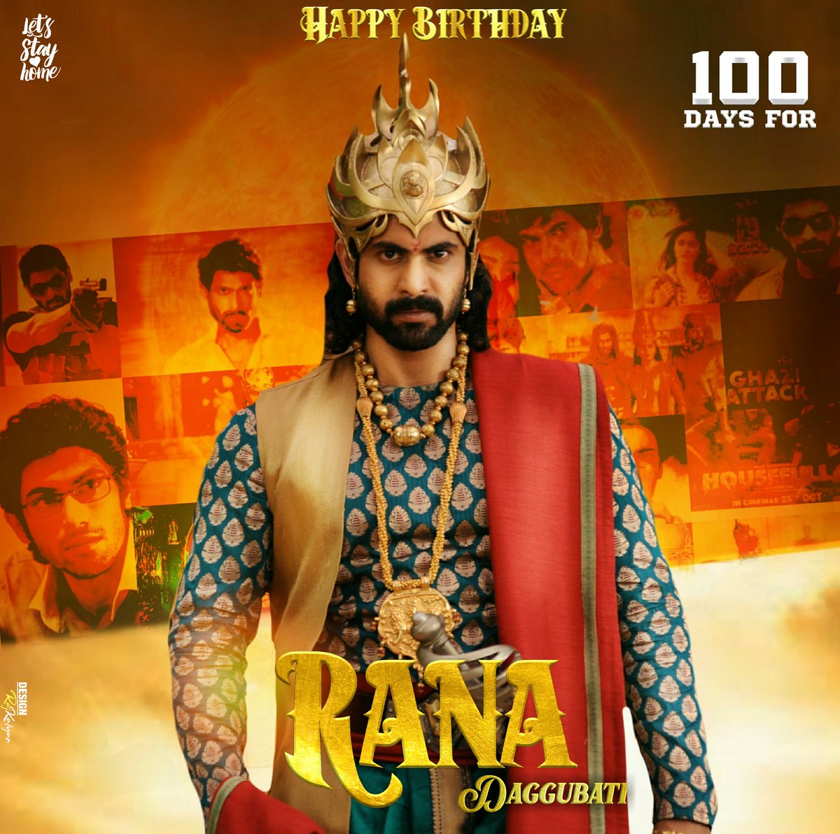 Happy to share the CDP of 100 Days For @RanaDaggubati birthday ✨🎊

Here you go with  #100DaysToRanaBirthday Tag 🔥

Design by : @Rajkalyan90