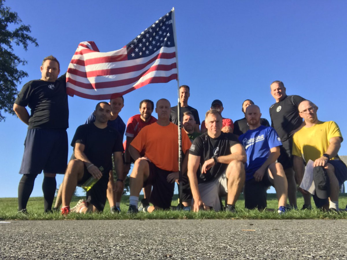 F3Lanco's tweet photo. 5 PAX 🦵 WOD

14 PAX (1 #FNG ) for guest Q @JimSocci from @F3LehighValley for Week 1 #IPC @F3IronPax 

Whew that was a doozy but a 💪 finish by all! 

#PArising https://t.co/HCQX9mgSDI