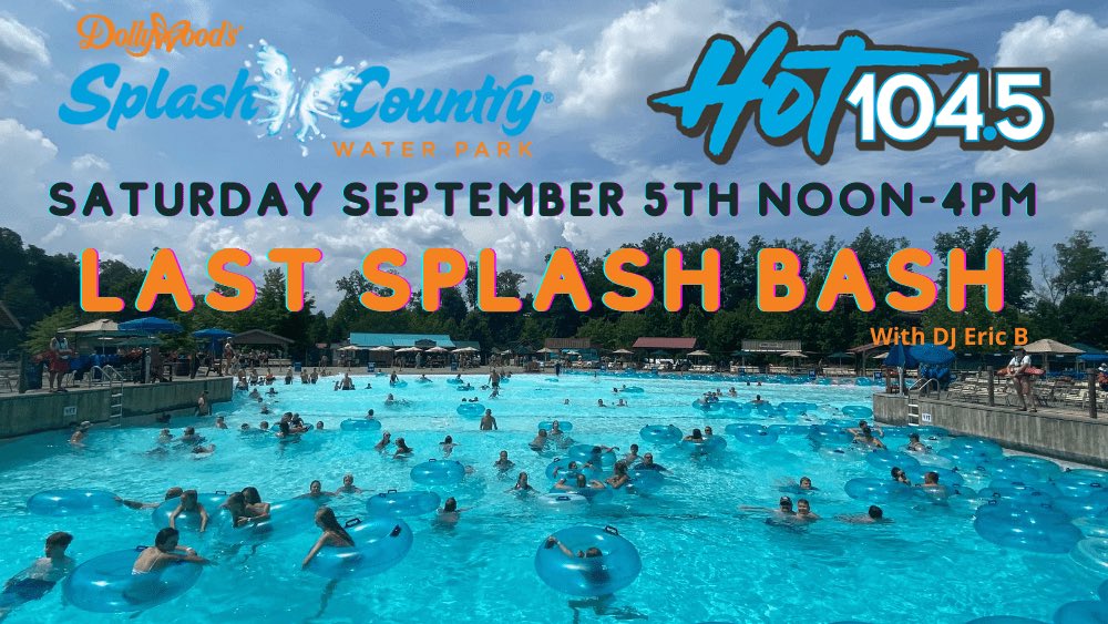 HOT1045's tweet photo. TODAY 12-4 💦
#LastSplashBash https://t.co/442uMH0ZBY