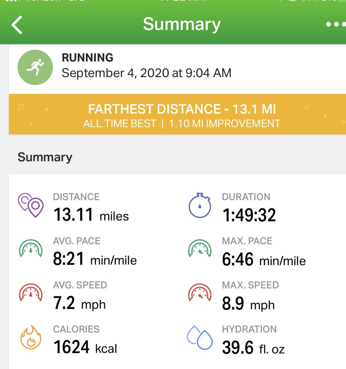 Normally I just keep my tweets limited to teaching, but I did a thing yesterday. First half marathon. Hit my goal of 8:30 per mile average.
